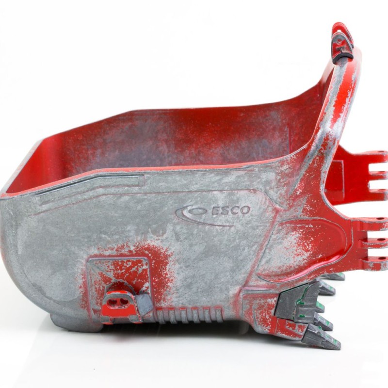 Drake ZWBR001 Australian Load ESCO 155 Cubic Yard ProFill Dragline Bucket Worn Scale 1:50