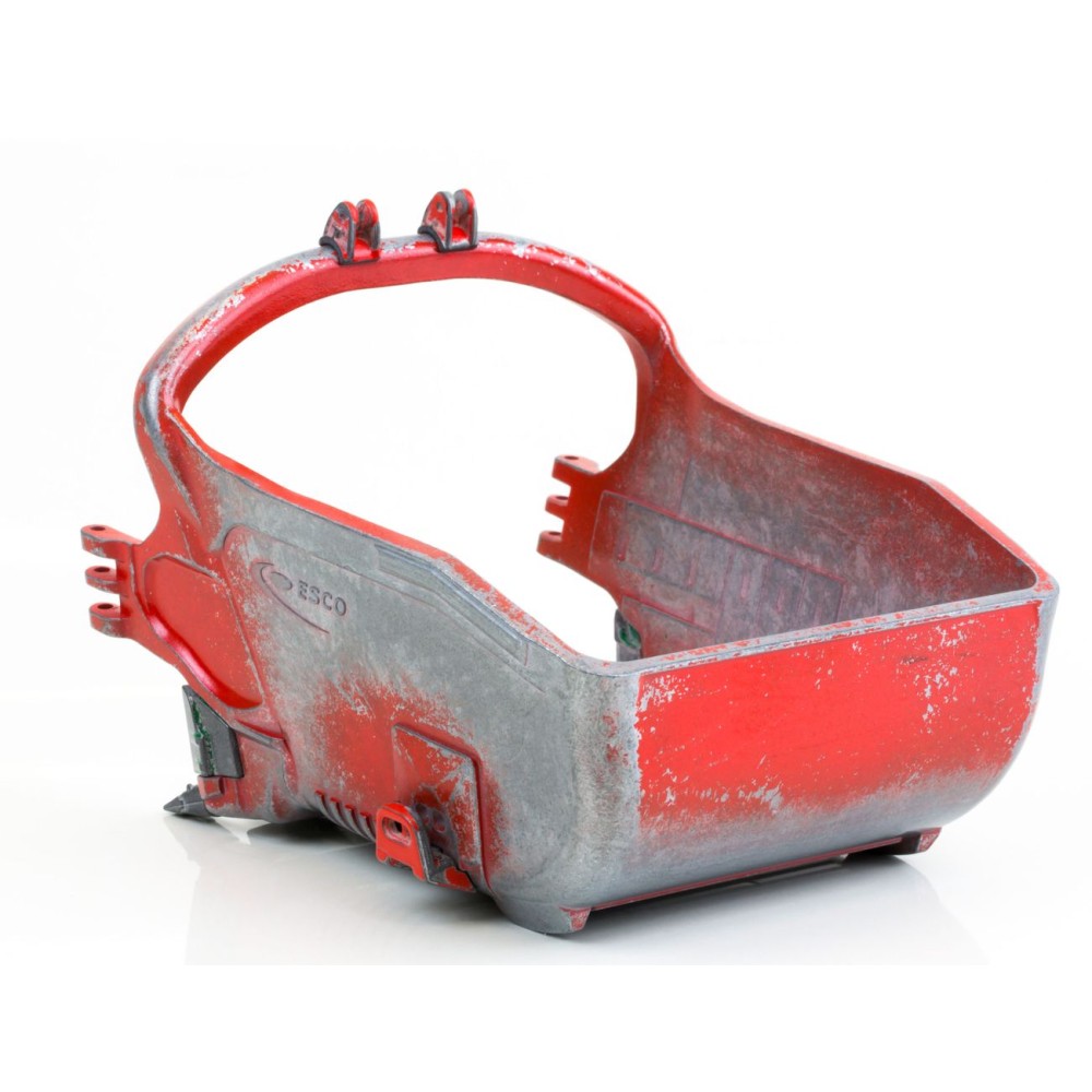 Drake ZWBR001 Australian Load ESCO 155 Cubic Yard ProFill Dragline Bucket Worn Scale 1:50