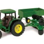 Ertl 15489 - John Deere 6410 Tractor with Barge Wagon and Disc Trailer - Scale 1:32