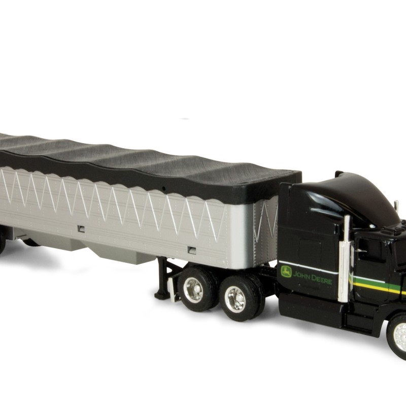 Ertl 15978 - John Deere Semi Truck with Grain Hauler Trailer
