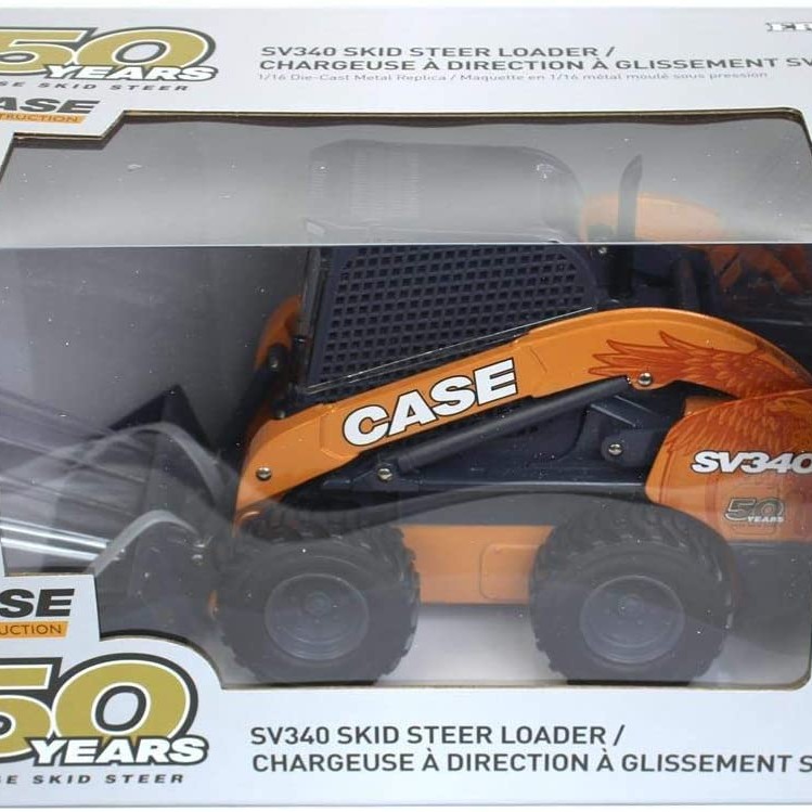 Ertl 44198 - Case Construction SV340 Skid Steer Loader - 50th Anniversary Edition - Scale 1:16
