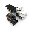 Ertl 45474 - Peterbilt 367 Truck and John Deere 320e Skid Steer Loader - Scale 1:64