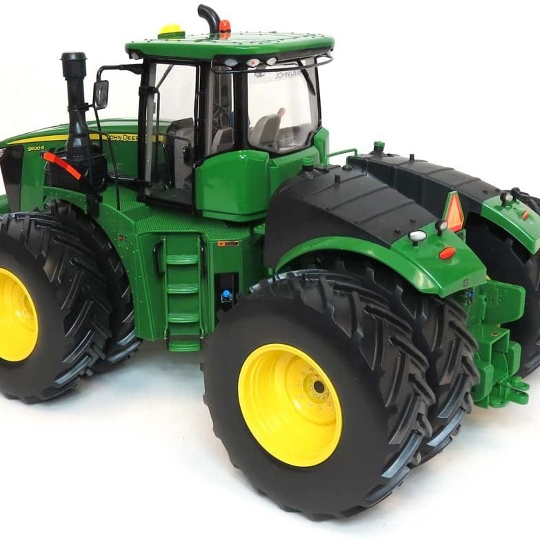Ertl 45508 - John Deere 9620R 4WD Articulated Tractor with Doubles - Prestige Collection - Scale 1:16