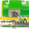 Ertl 45651 - Ford F350 Ute Truck with John Deere Tractor 530 and Trailer  - Scale 1:64
