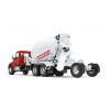 First Gear 10-4324 Kenworth T880S in Red with McNeilus Standard Mixer in White  - Scale 1:34