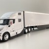 First Gear 50-3501 Volvo VNL 860 High-Roof Sleeper Truck with 53' Trailer with Skirts White 1:50 Scale