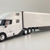 First Gear 50-3501 Volvo VNL 860 High-Roof Sleeper Truck with 53' Trailer with Skirts White 1:50 Scale