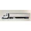 First Gear 50-3501 Volvo VNL 860 High-Roof Sleeper Truck with 53' Trailer with Skirts White 1:50 Scale