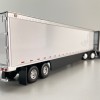 First Gear 50-3501 Volvo VNL 860 High-Roof Sleeper Truck with 53' Trailer with Skirts White 1:50 Scale