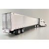 First Gear 50-3501 Volvo VNL 860 High-Roof Sleeper Truck with 53' Trailer with Skirts White 1:50 Scale