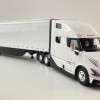 First Gear 50-3501 Volvo VNL 860 High-Roof Sleeper Truck with 53' Trailer with Skirts White 1:50 Scale