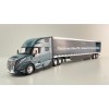 First Gear 50-3502 Volvo VNL 860 High-Roof Sleeper Truck with 53' Trailer with Skirts Coastal Mist 1:50 Scale
