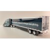 First Gear 50-3502 Volvo VNL 860 High-Roof Sleeper Truck with 53' Trailer with Skirts Coastal Mist 1:50 Scale