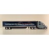 First Gear 50-3502 Volvo VNL 860 High-Roof Sleeper Truck with 53' Trailer with Skirts Coastal Mist 1:50 Scale