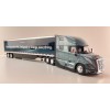 First Gear 50-3502 Volvo VNL 860 High-Roof Sleeper Truck with 53' Trailer with Skirts Coastal Mist 1:50 Scale