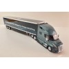 First Gear 50-3502 Volvo VNL 860 High-Roof Sleeper Truck with 53' Trailer with Skirts Coastal Mist 1:50 Scale