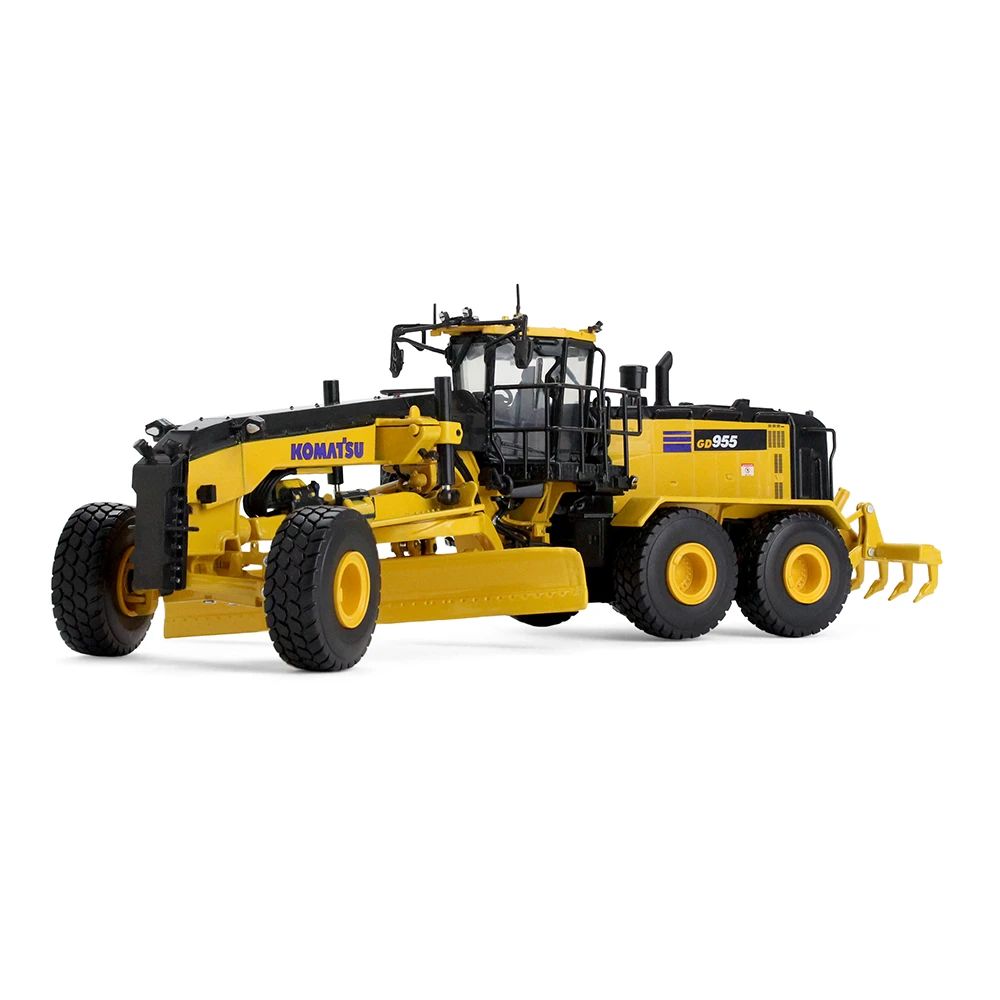 First Gear 50-3512 Large Komatsu GD955-7 Motor Grader with Ripper New 2026 Scale 1:50
