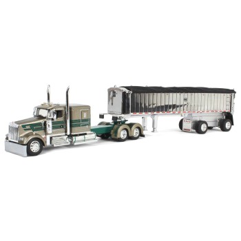 First Gear 60-1998 Kenworth W900L Truck MAC Dump Trailer D&D Hauling & Excavating - Scale 1:64