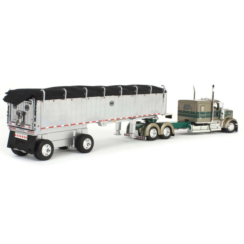 First Gear 60-1998 Kenworth W900L Truck MAC Dump Trailer D&D Hauling & Excavating - Scale 1:64