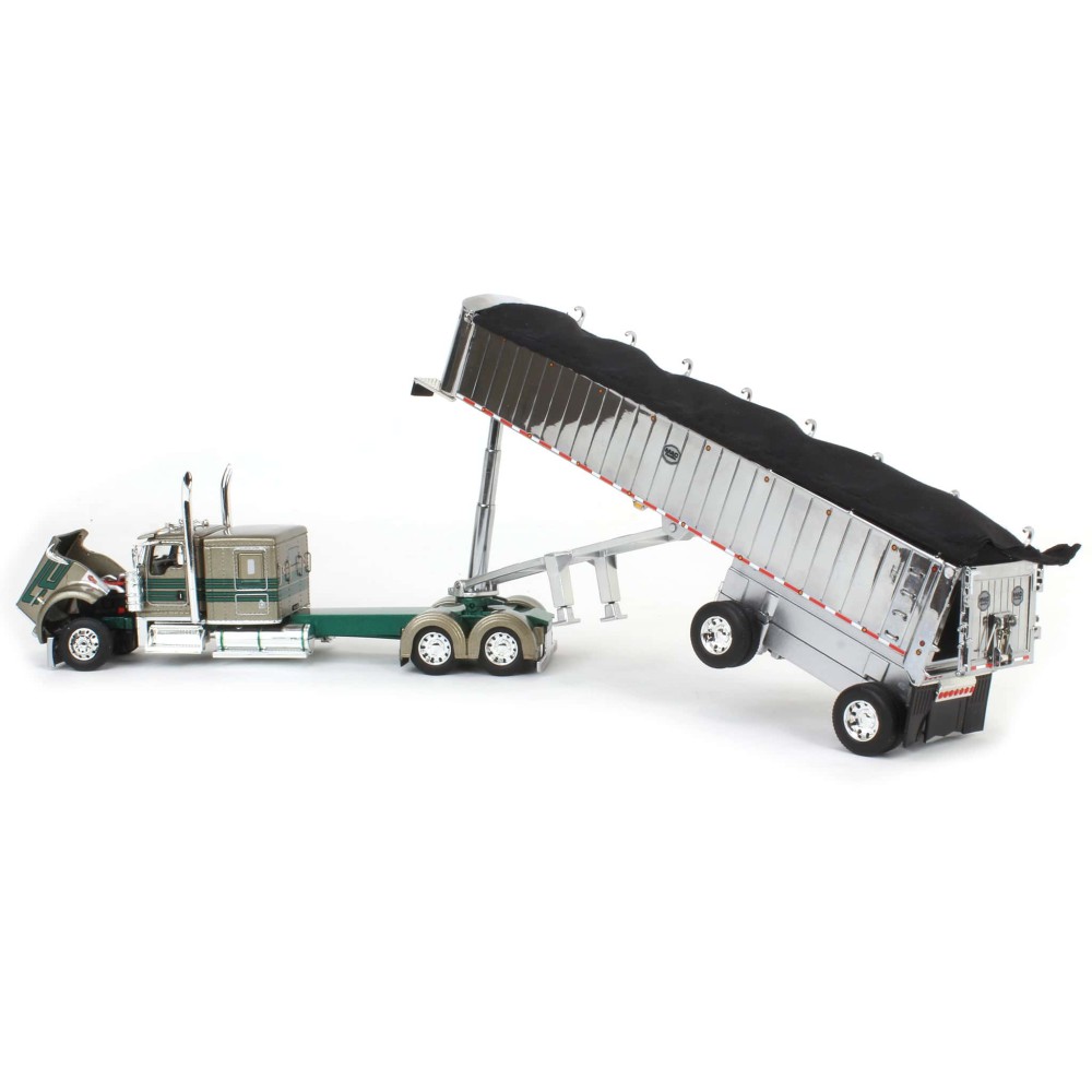 First Gear 60-1998 Kenworth W900L Truck MAC Dump Trailer D&D Hauling & Excavating - Scale 1:64