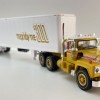 First Gear 60-2022 Mack R-Model Day Cab Truck with Vintage Box Trailer 125 Years Mack Anniversary - Scale 1:64