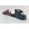 First Gear 60-2151 Mack Anthem 6x4 Truck with Landoll 440B-50CA Trailer & Mack B-61 Day Cab Load Truck 125 Years Mack Anniversary - Scale 1:64