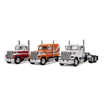 First Gear 60-2175 Ford LTL 9000 Trio Set Trio Set 2x Day Cabs and 1x 60 Scale 1:64