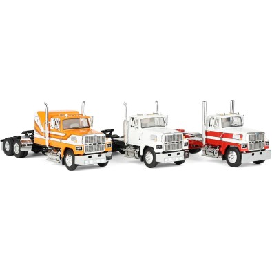 First Gear 60-2175 Ford LTL 9000 Trio Set Trio Set 2x Day Cabs and 1x 60 Scale 1:64