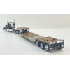 First Gear 60-2267 Peterbilt 359 Tri Drive With Tri Axle Lowboy With Flip Over Axle Trailer - Cappello Heavy Transport - Scale 1:64