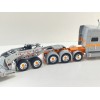 First Gear 60-2286 Peterbilt Model 389 Truck with Lowboy Trailer with Jeep - Capitola Trucking - Scale 1:64