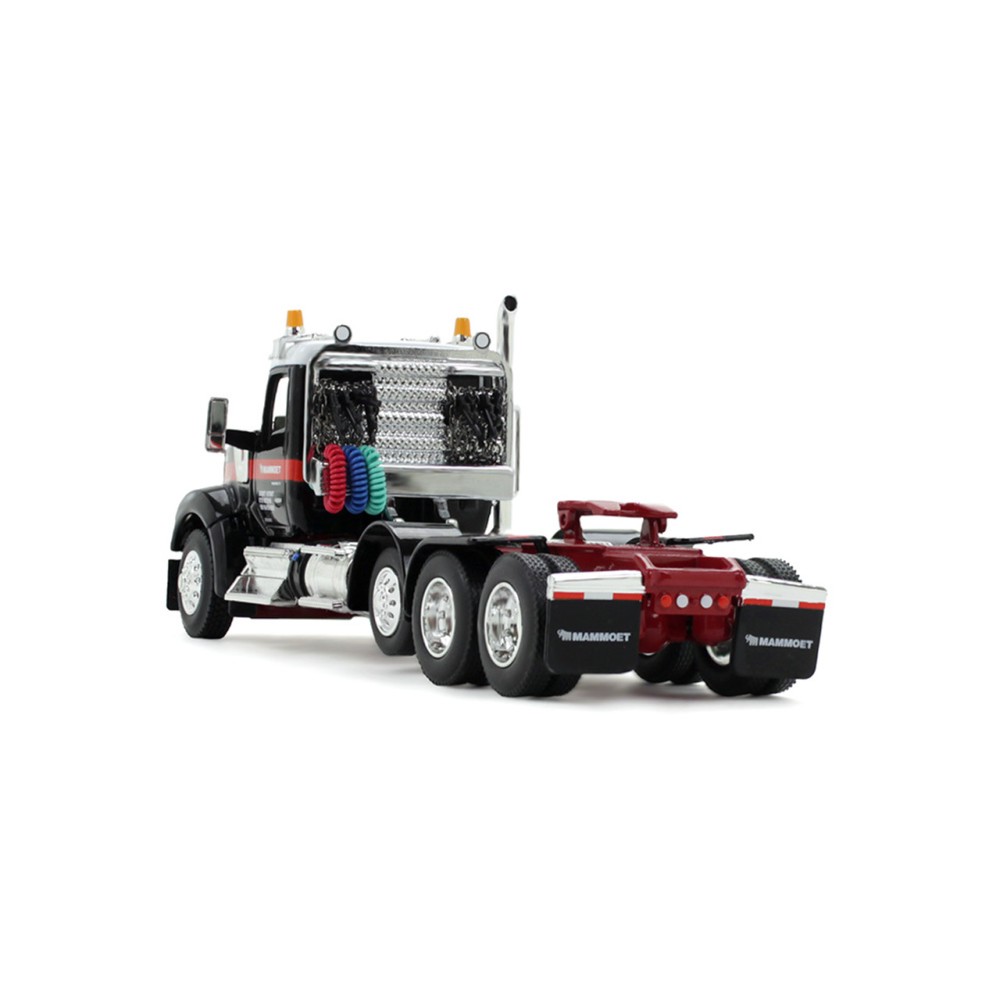 First Gear 69-1869 Mammoet Kenworth W990 Day Cab with Tri-Axle Lowboy Trailer Scale 1:64