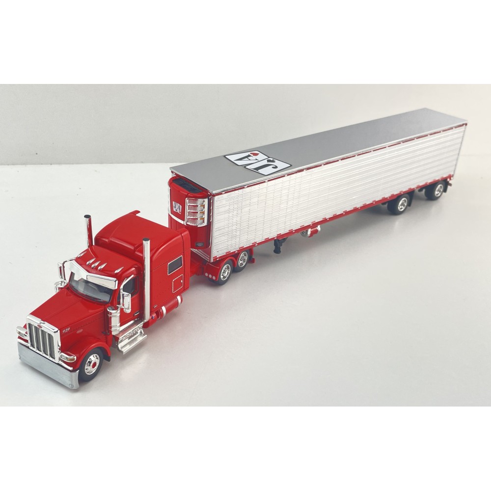 First Gear 69-2170 Peterbilt Model 589 6x4 Truck & Reefer Trailer - Big Rigs Series II No 6 - Blackjack Express LLC - Scale 1:64