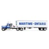 First Gear 69-2273 Mack Super-Liner 6x4 Truck with Vintage Reefer Trailer - Maritime Ontario - Scale 1:64
