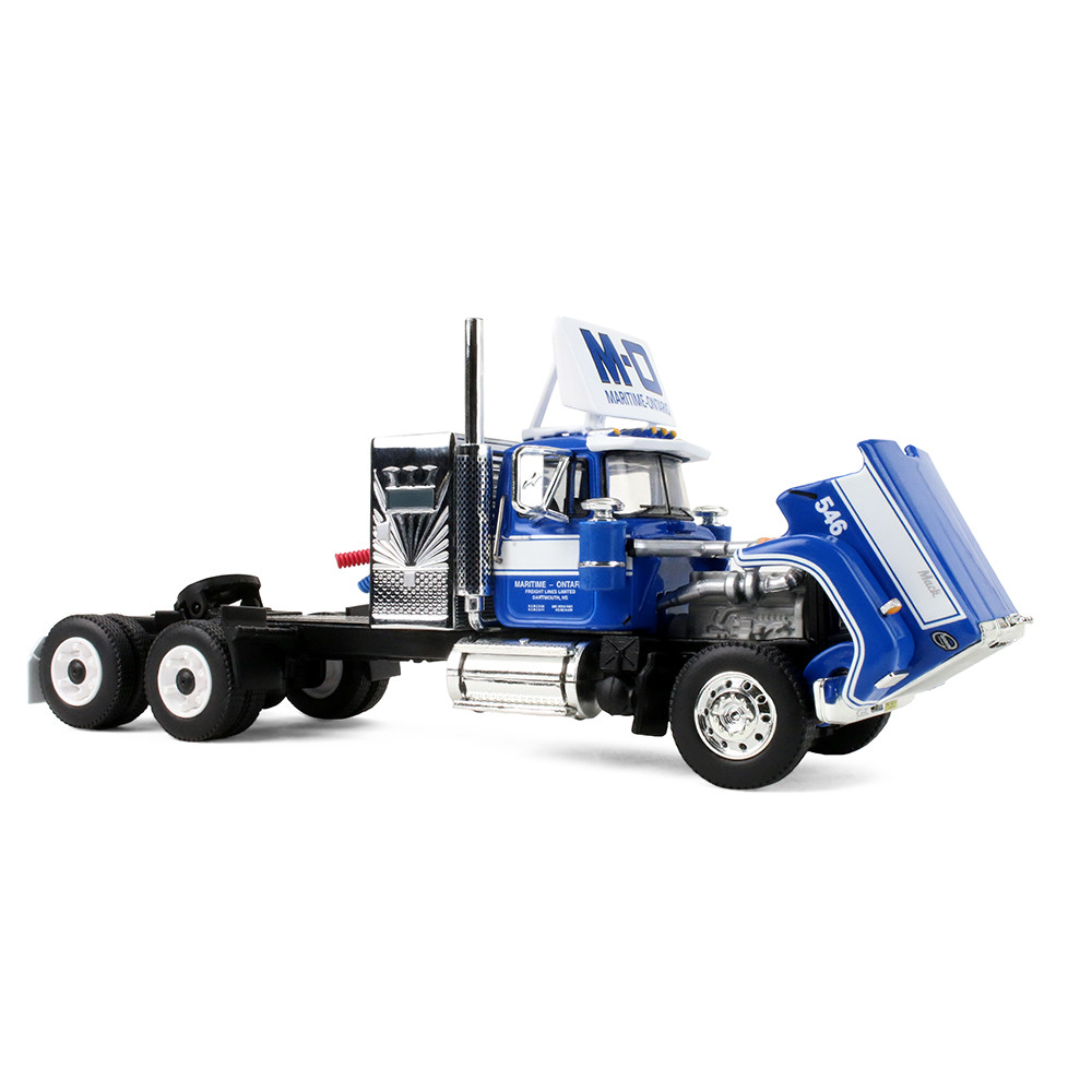 First Gear 69-2273 Mack Super-Liner 6x4 Truck with Vintage Reefer Trailer - Maritime Ontario - Scale 1:64