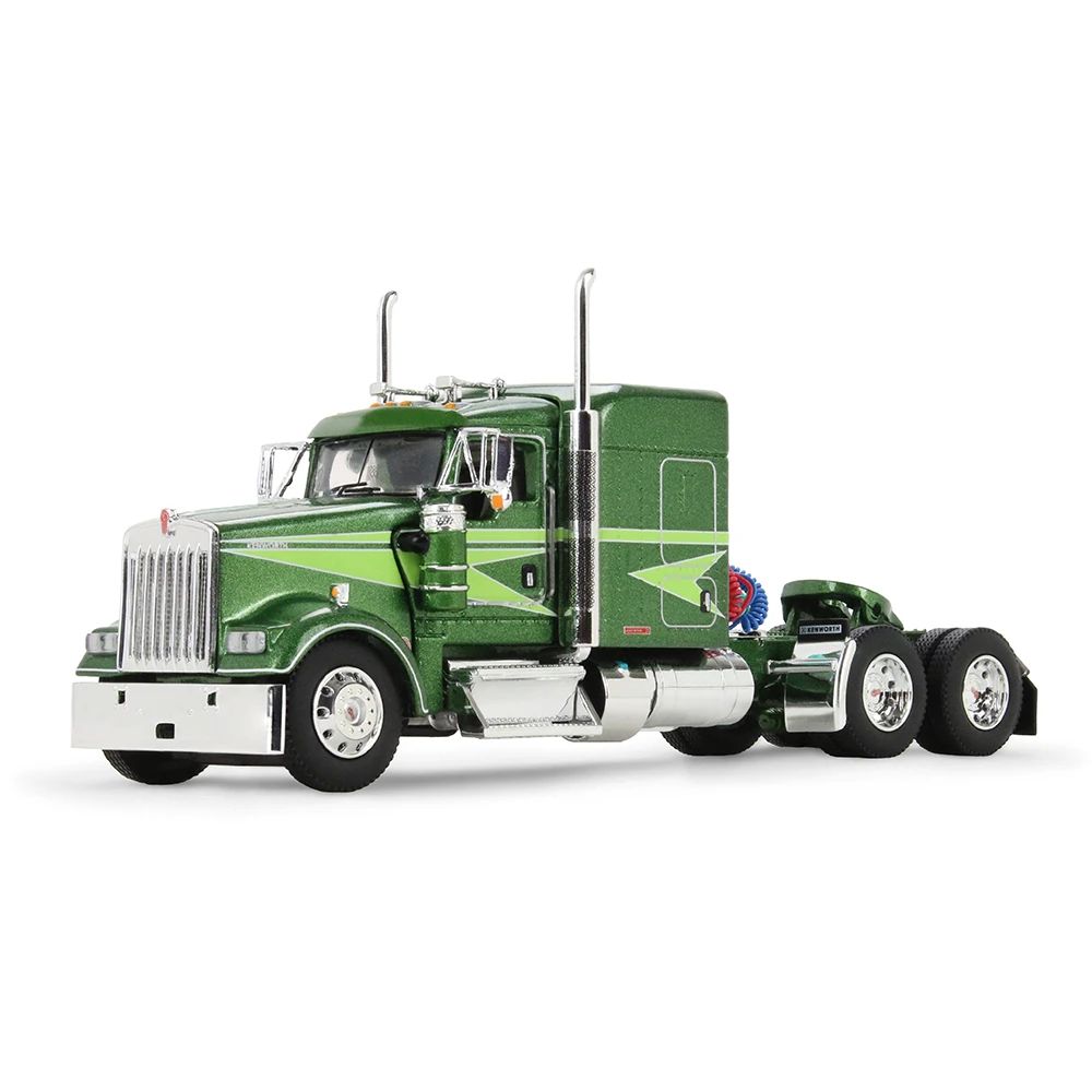 First Gear 69-2282 Kenworth W900 Legacy Edition Set of Eleven Kenworth W900L with 72' Aerocab Flat Top Sleeper Legacy Edition Tractors Limited 1:64