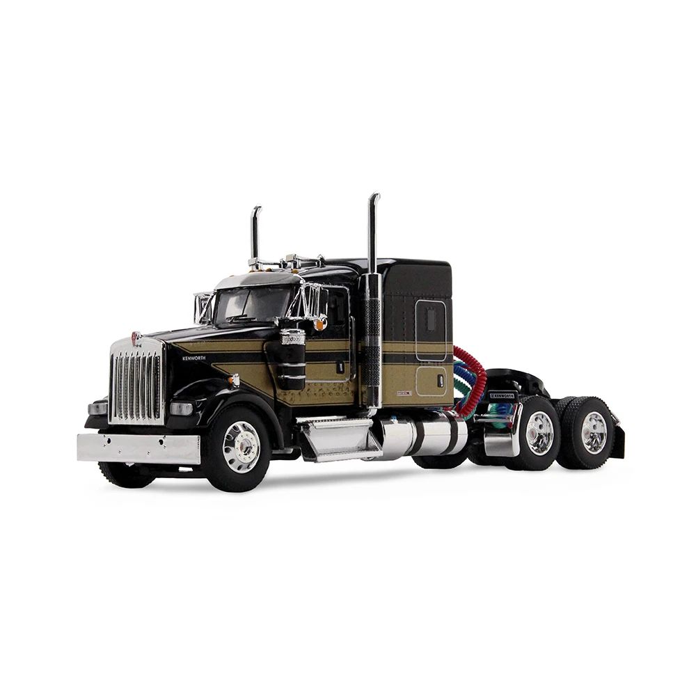 First Gear 69-2282 Kenworth W900 Legacy Edition Set of Eleven Kenworth W900L with 72' Aerocab Flat Top Sleeper Legacy Edition Tractors Limited 1:64