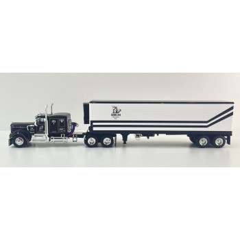 First Gear DCP 60-2272 Kenworth W900A 6x4 truck with 40ft Vintage Reefer Trailer - Dick Simon Trucking - Scale 1:64