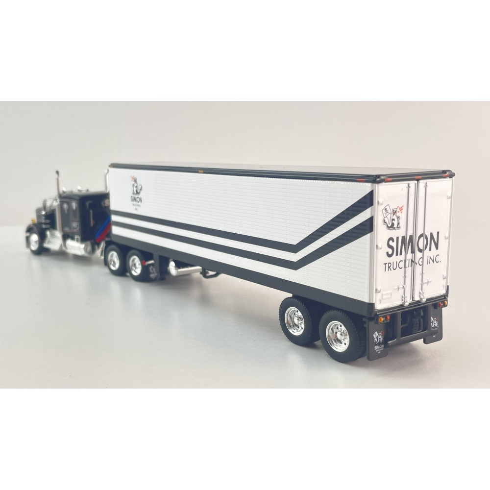 First Gear DCP 60-2272 Kenworth W900A 6x4 truck with 40ft Vintage Reefer Trailer - Dick Simon Trucking - Scale 1:64
