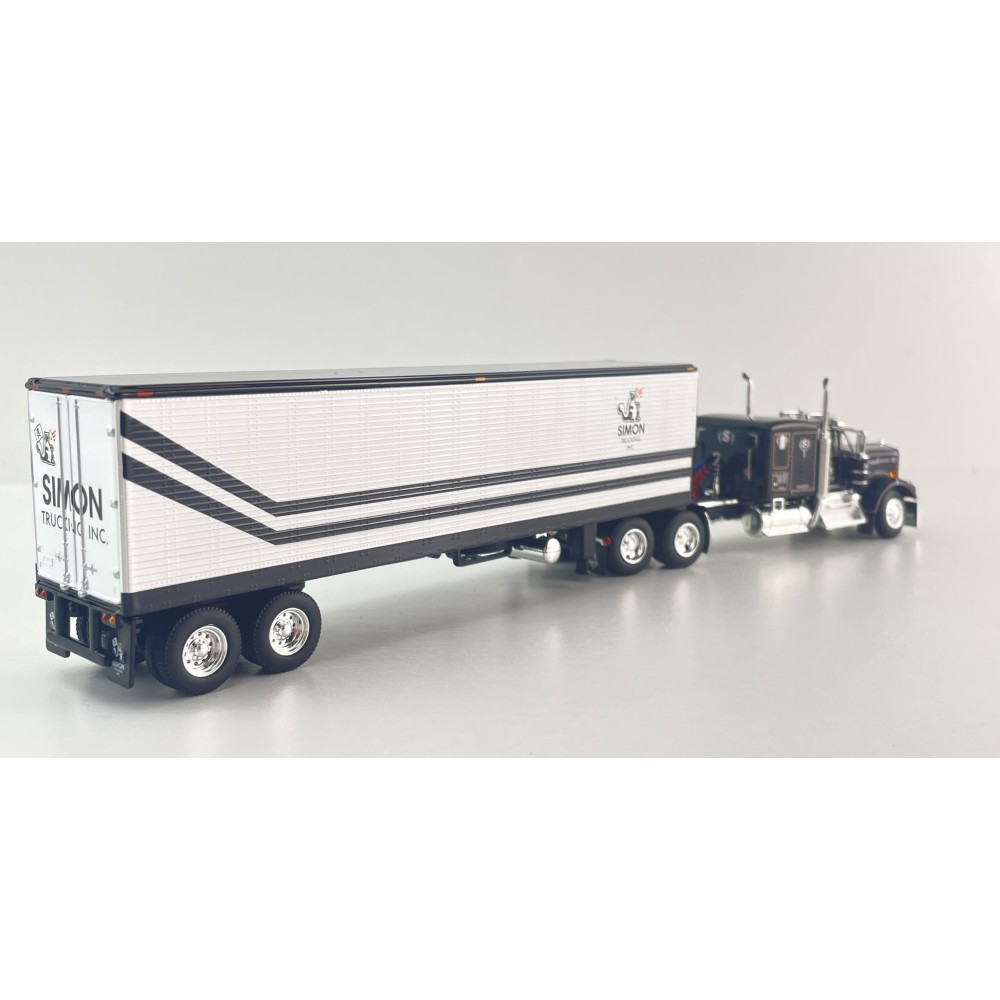 First Gear DCP 60-2272 Kenworth W900A 6x4 truck with 40ft Vintage Reefer Trailer - Dick Simon Trucking - Scale 1:64