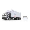 First Gear 10-4235 White Mack LR with McNeilus Meridian Front Loader & Trash Bin Scale 1:34