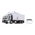 First Gear 10-4235 White Mack LR with McNeilus Meridian Front Loader & Trash Bin Scale 1:34