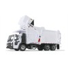 First Gear 10-4235 White Mack LR with McNeilus Meridian Front Loader & Trash Bin Scale 1:34