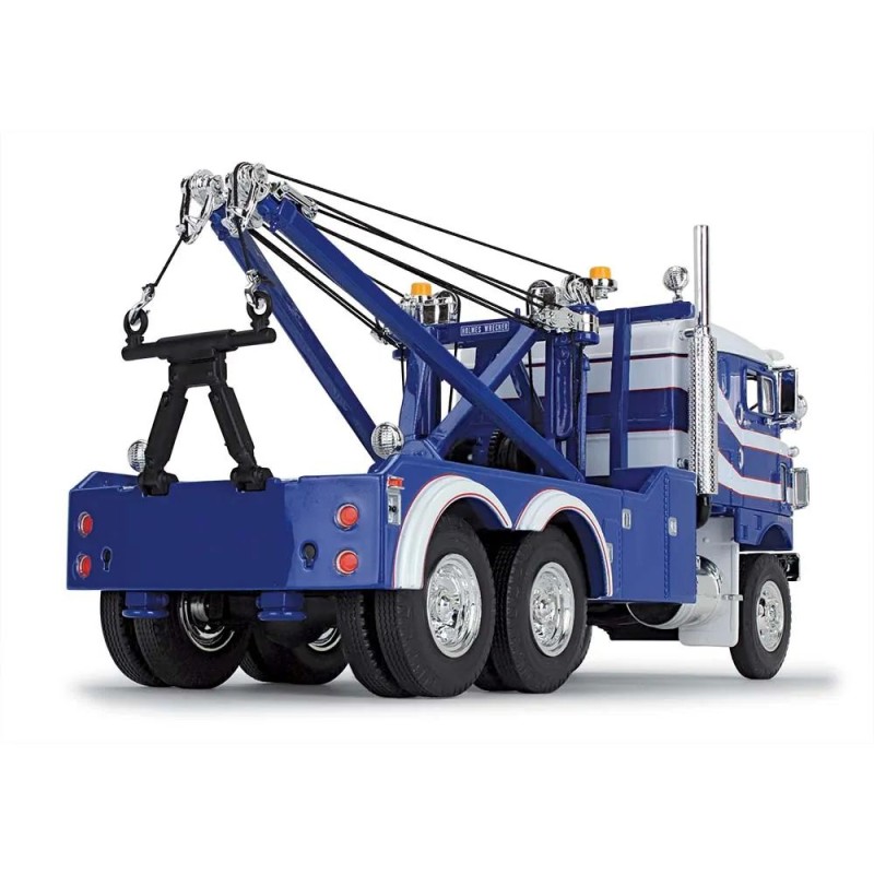 First Gear 10-4278 1953 Kenworth Bullnose Wrecker Truck Rich Blue & White - Scale 1:34