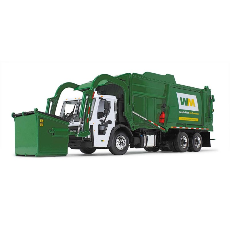 First Gear 10-4292D WM Mack LR with McNeilus Meridian Front Loader & Trash Bin Scale 1:34
