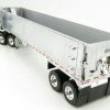 First Gear 50-3451 Kenworth T880 6x4 Blue Metallic with Chrome East Genesis End Dump Trailer Scale 1:50