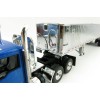 First Gear 50-3451 Kenworth T880 6x4 Blue Metallic with Chrome East Genesis End Dump Trailer Scale 1:50