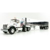 First Gear 50-3457 Mack Granite MP 6x4 White with East Genesis End Dump Trailer Scale 1:50