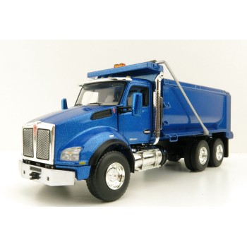 First Gear 50-3470 Kenworth T880 Dump Truck Surf Blue Scale 1:50
