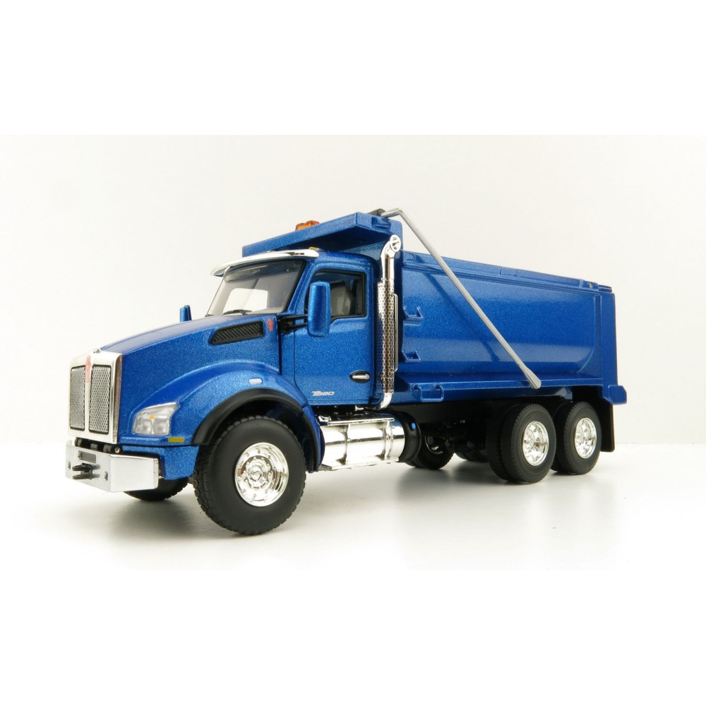 First Gear 50-3470 Kenworth T880 Dump Truck Surf Blue Scale 1:50