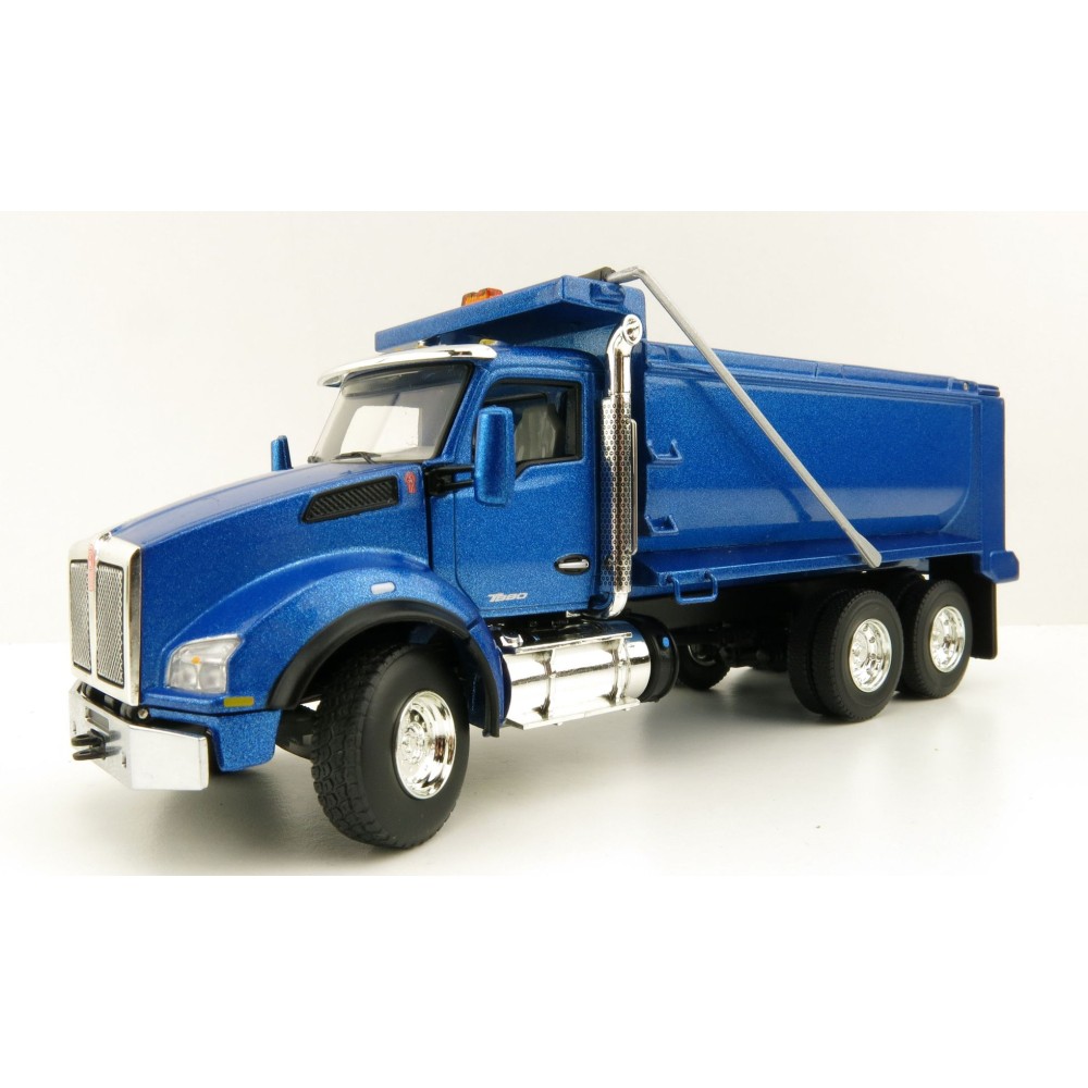 First Gear 50-3470 Kenworth T880 Dump Truck Surf Blue Scale 1:50